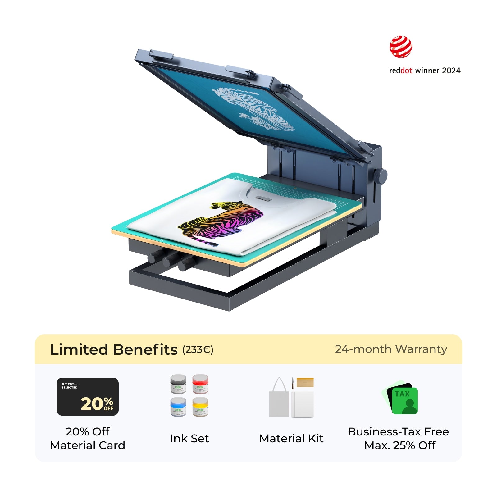 xTool Screen Printer: 1st Screen Printing Solution with Laser