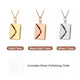 Stainless Steel Envelope Necklace (3pcs)