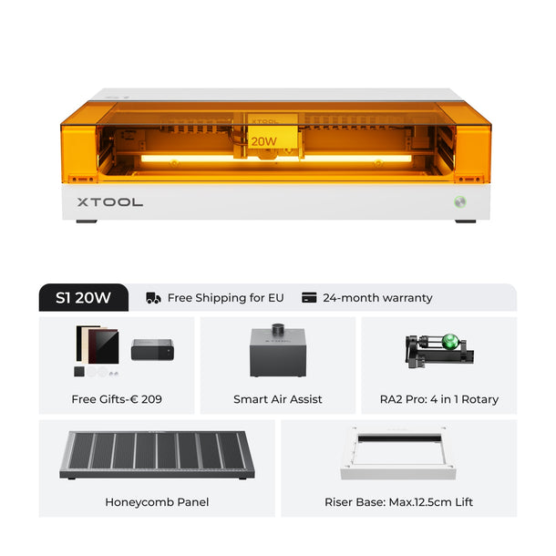 xTool S1 Enclosed Diode Laser Cutter