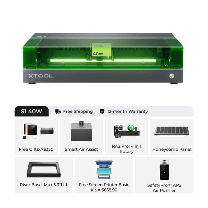 xTool S1 Enclosed Diode Laser Cutter