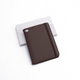 Brown to Silver Laserable PU Patch Passport Holder