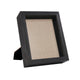 Black Magnetic Shadow Box Frame with Linen Back