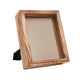 Distressed Brown Magnetic Shadow Box Frame with Linen Back