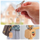 Rounded Rectangle Wooden Keychain (10pcs)