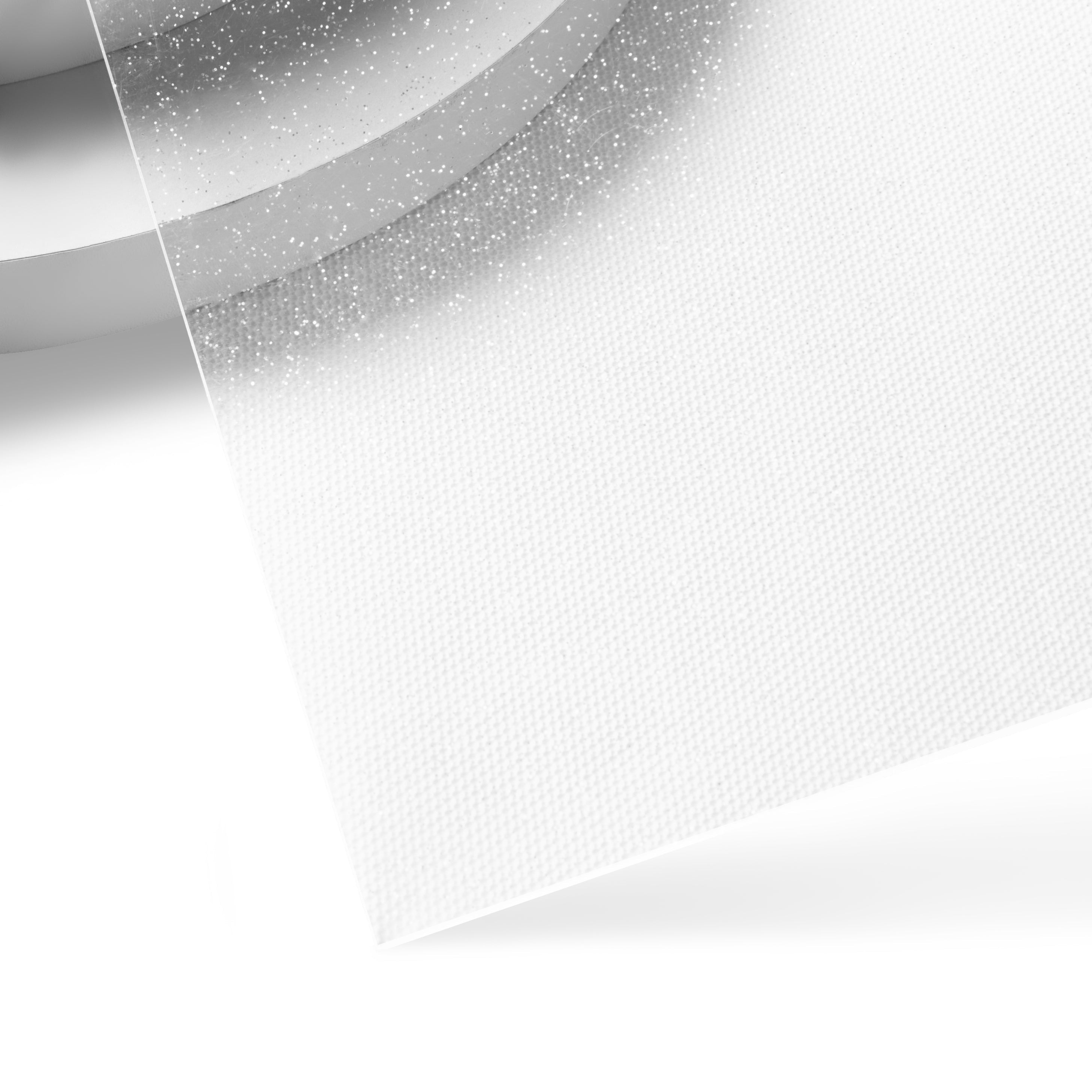 1/8 Clear Glitter Translucent Glossy Acrylic Sheet Plexiglass (3pcs)