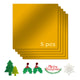 3mm Gold Mirror Acrylic Sheets (5pcs)