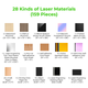 Ultimate Laser Material Kit (159pcs)