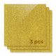 3mm Gold Glitter Opaque Glossy Acrylic Sheet Plexiglass (3pcs)