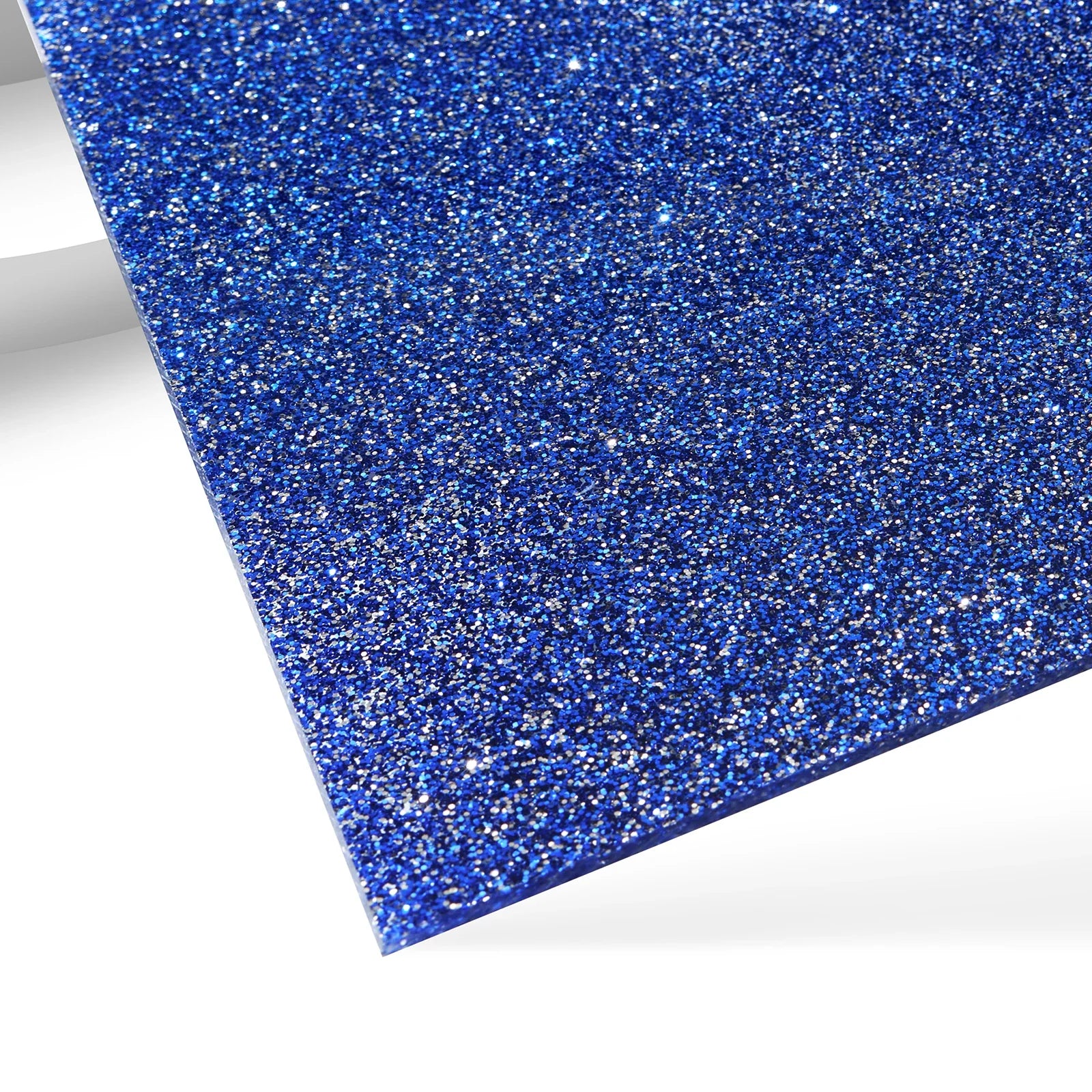 1/8 Blue Glitter Opaque Glossy Acrylic Sheet (3pcs)