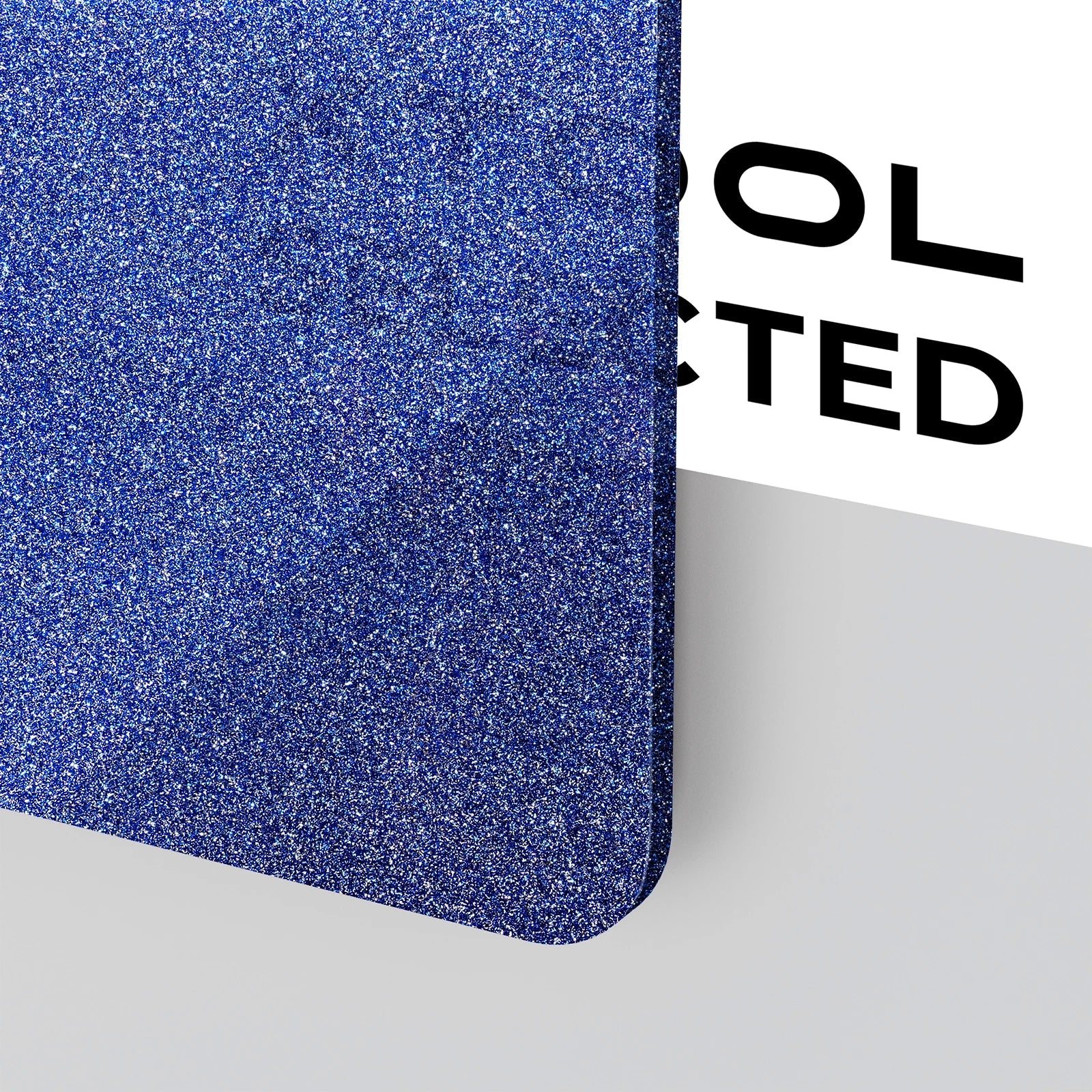 1/8 Blue Glitter Opaque Glossy Acrylic Sheet (3pcs)