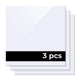 3mm Two-Tone Acrylic Sheet White to Black for Diode Laser Cutting (3pcs)