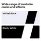 3mm Two-Tone Acrylic Sheet Black to White for Diode Laser Cutting (3pcs)