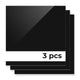 3mm Two-Tone Acrylic Sheet Black to White for Diode Laser Cutting (3pcs)