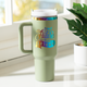 Army Green to Iridescent Stainless Steel Tumbler with Removable Handle (40oz)