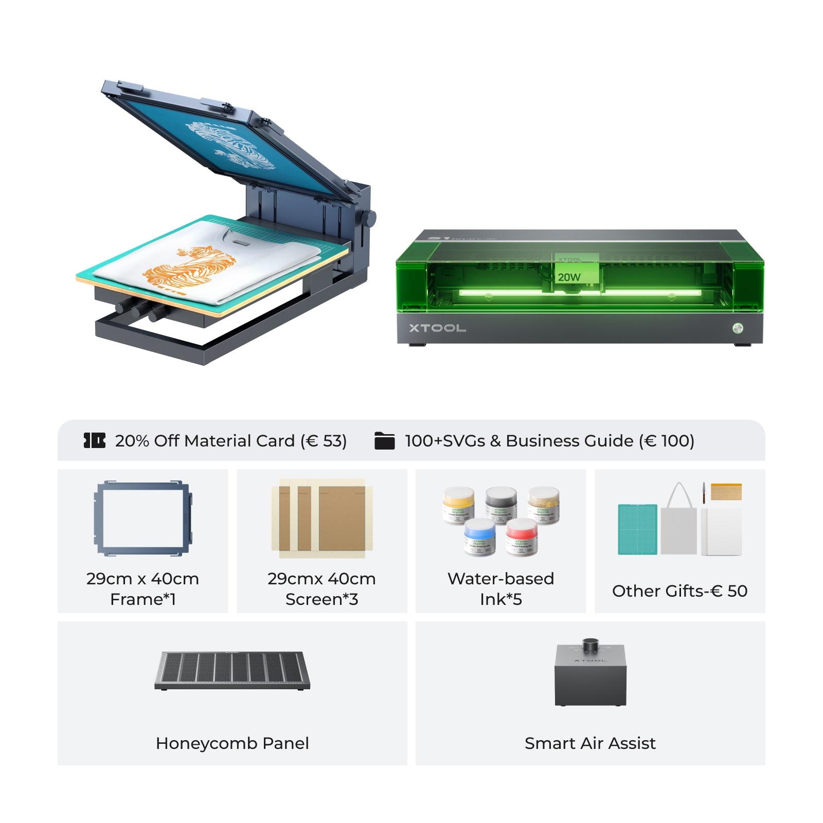 xTool Screen Printer: 1st Screen Printing Solution with Laser