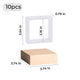 White Floating Frame with Kraft Box (10pcs)