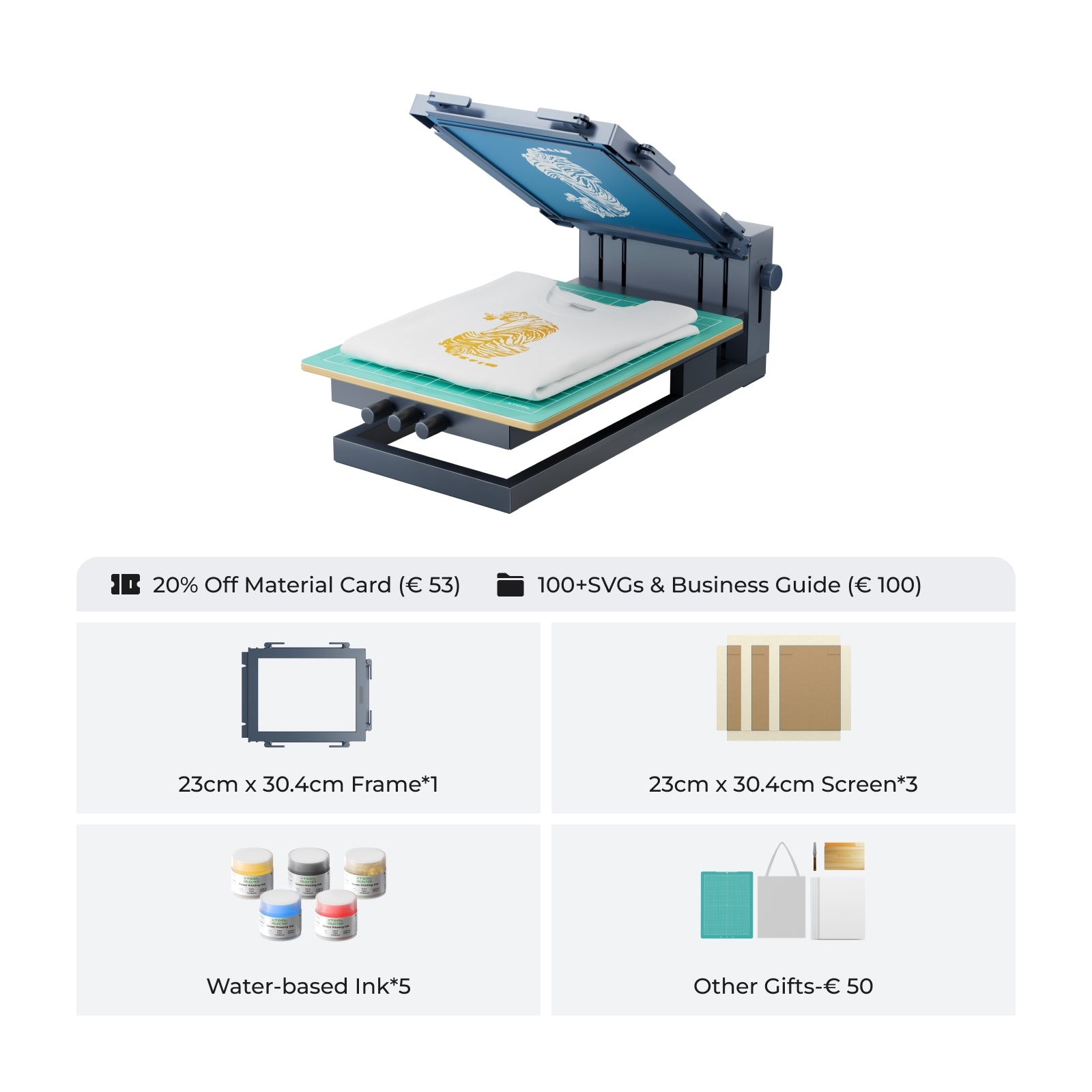 xTool Screen Printer: 1st Screen Printing Solution with Laser