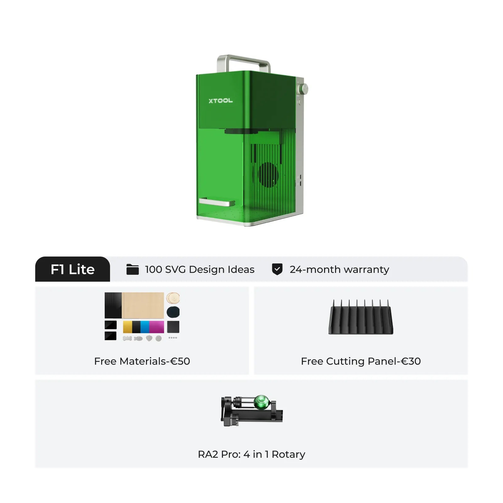 xTool F1 & F1 Lite Portable and High Speed Laser Engraver