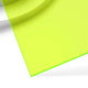 3mm Fluorescent Green Translucent Glossy Acrylic Sheet (3pcs)