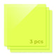 3mm Fluorescent Green Translucent Glossy Acrylic Sheet (3pcs)