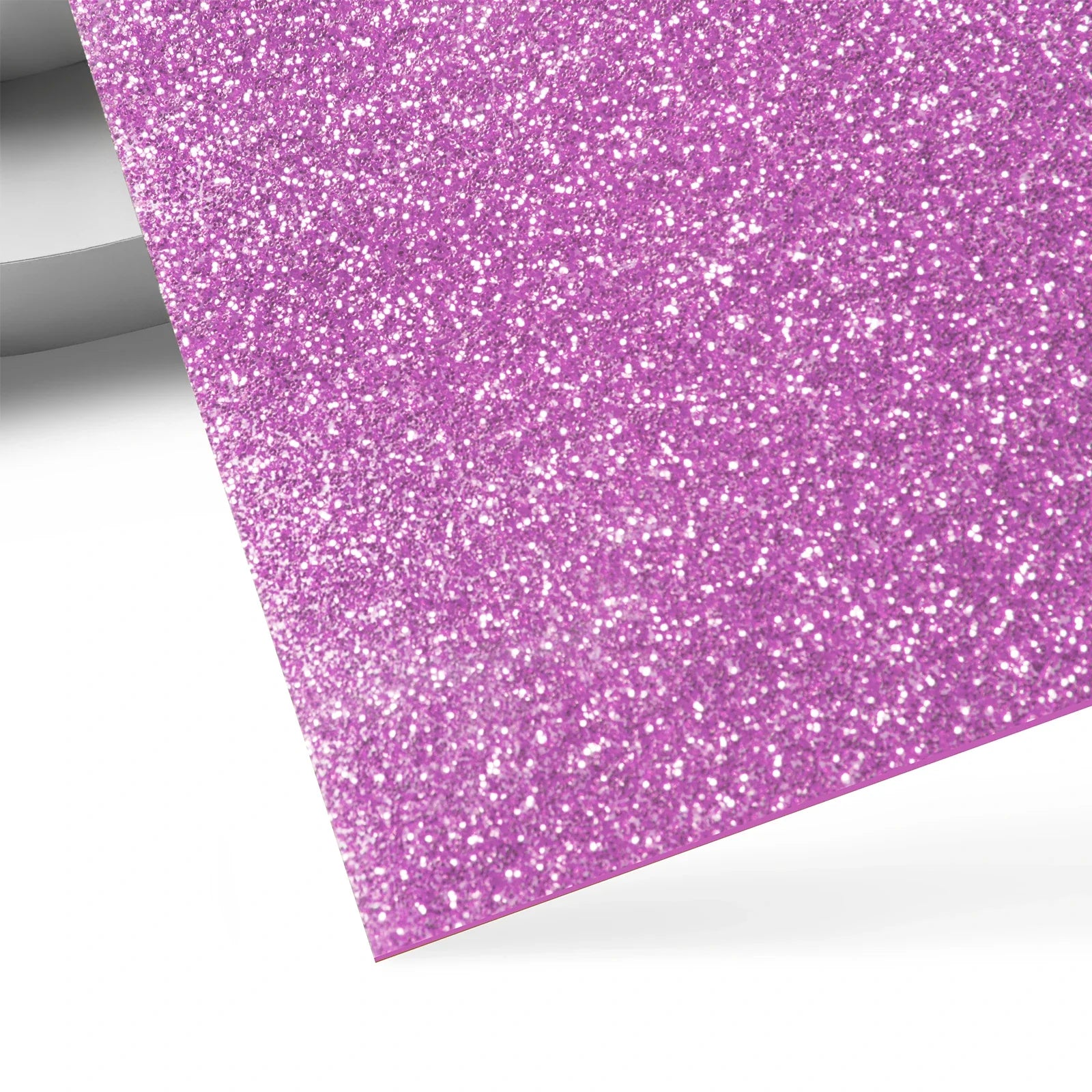 1/8 Pink Glitter Opaque Glossy Acrylic Sheet Plexiglass (3pcs)