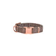 Brown Tweed Nylon Dog Collar