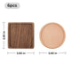 Wooden Coasters (6pcs)