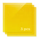 3mm Yellow Glitter Translucent Glossy Acrylic Sheet (3pcs)