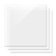 3mm White Translucent Glossy Acrylic Sheet (3pcs)