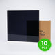 1mm Black Opaque Glossy Acrylic Sheet Plexiglass (10pcs)