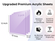 3mm Pastel Violet Acrylic Sheet Plexiglass (3pcs)