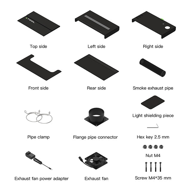 xTool Enclosure: foldable and smoke-proof cover for D1/ D1 Pro and other laser engravers